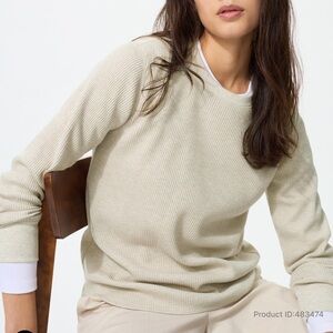 Uniqlo Waffle Knit Long Sleeve